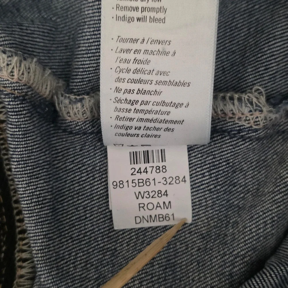 Paige Noella Maternity Jeans Womens 30W X 26L Blue Straight Leg‎ Elastic Stretch